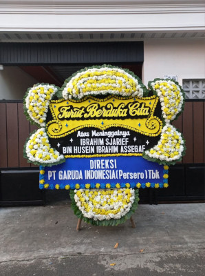 Papan Bunga Duka di Karangdadap