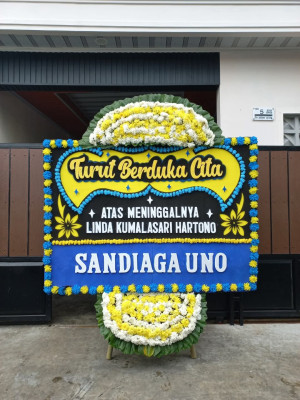 Papan Bunga Duka di Karangdadap