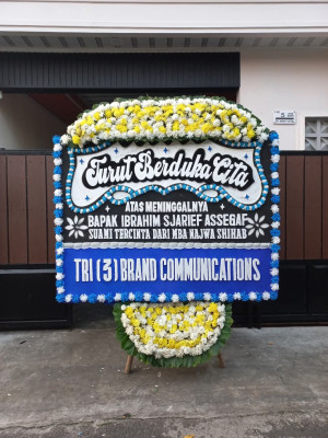 Papan Bunga Duka di Karangdadap